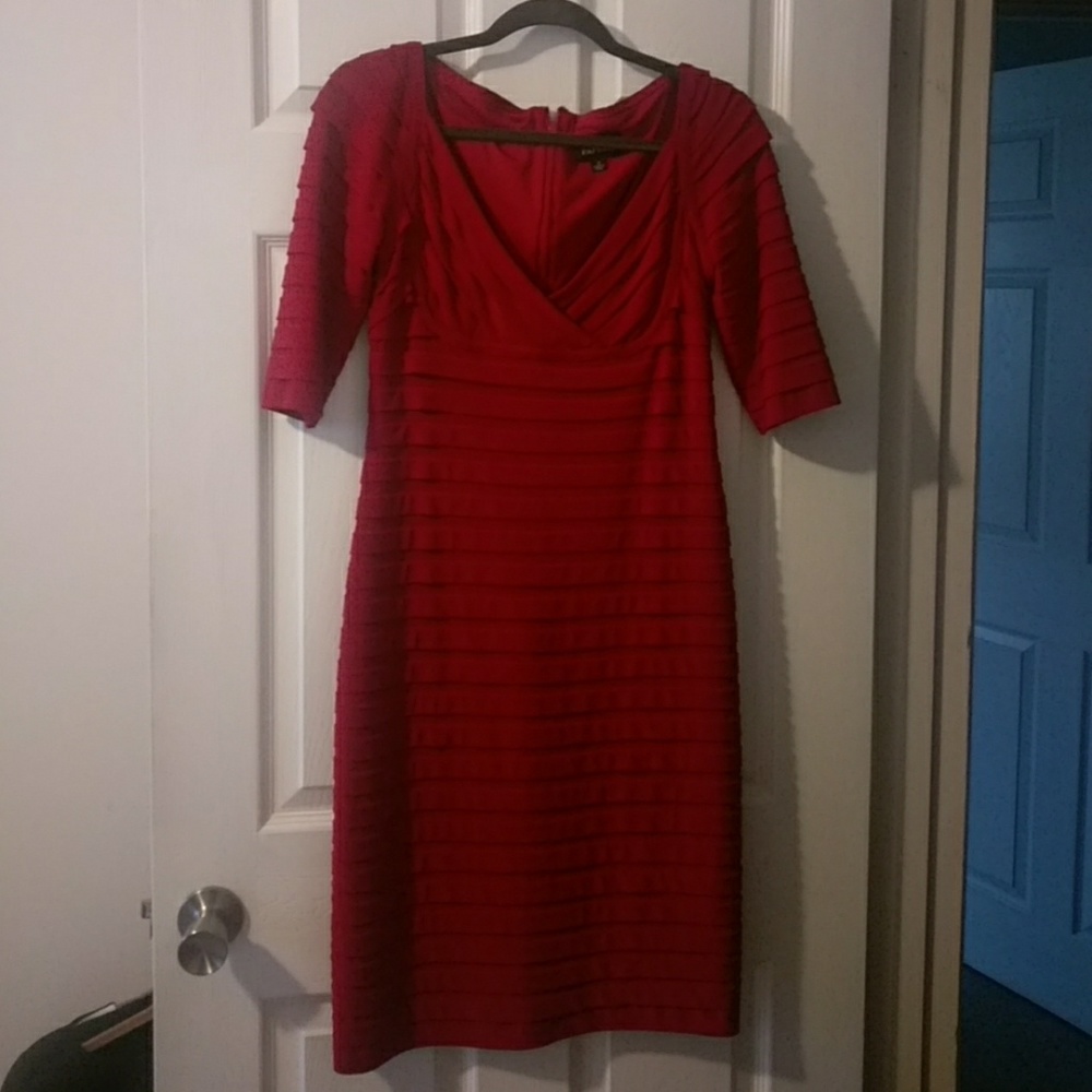 Adrianna papell red dress