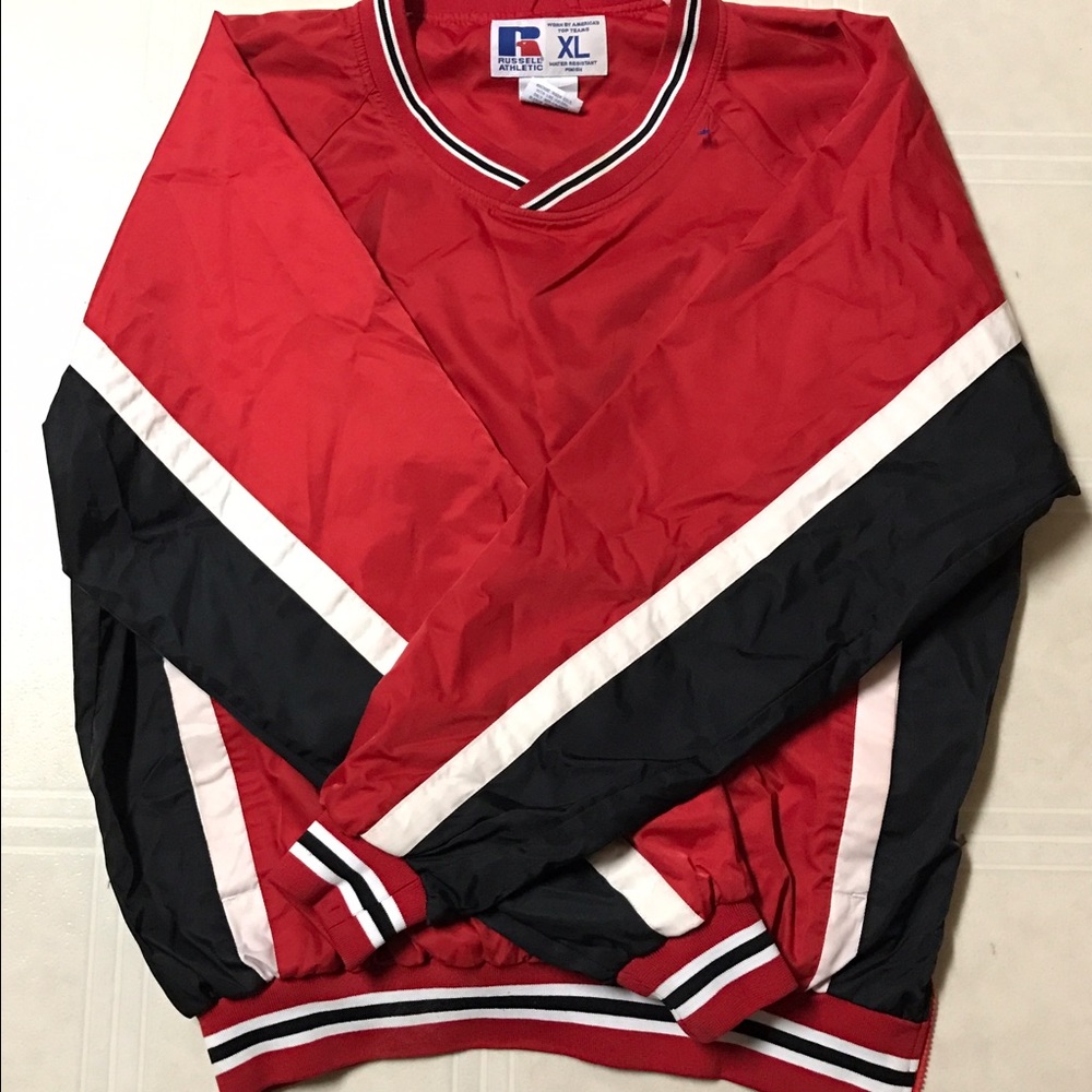 Russell athletic retro windbreaker sweatshirt