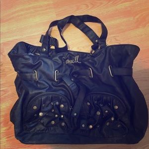 O'Neill black faux leather bag