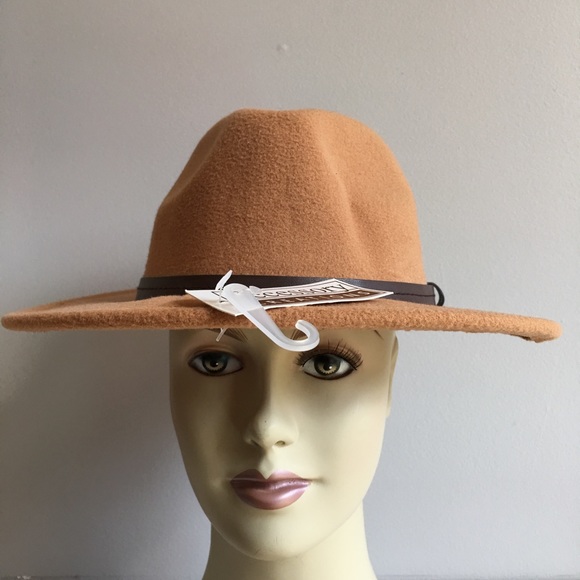 NWT Beige Felt Panama Hat - Picture 3 of 7