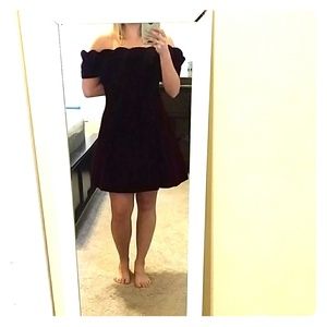 velvet mini dress