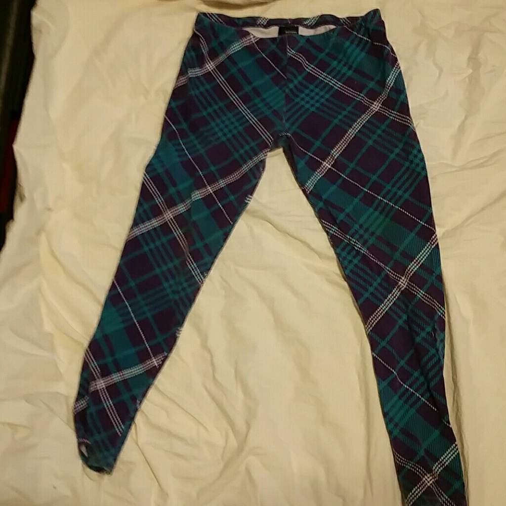 Plaid Leggings