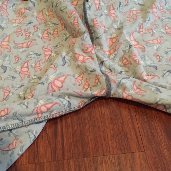 Lularoe Tall Curvy Leggings Gray Green Fairy 🦄EUC - Picture 7 of 8