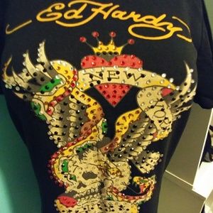 Black Ed Hardy Tee