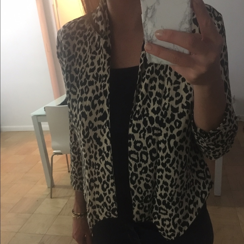 Leopard light jacket / blazer