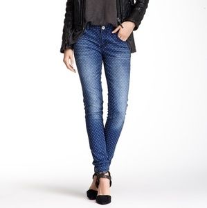 Jolt polka dot blue jeans NWT