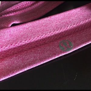 Lulu Lemon Pink Athletic Headband