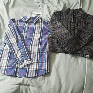 Toddler Nautica Sweater and Shirt Set