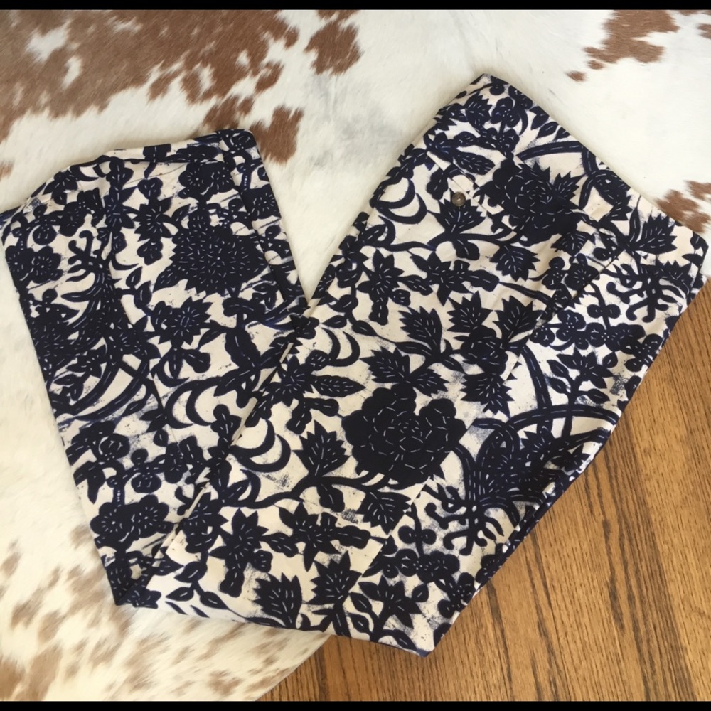 LOFT Linen Blend Wide Leg Pants - Size 6