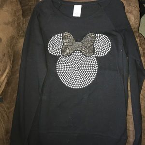 Black Minnie Mouse sweater