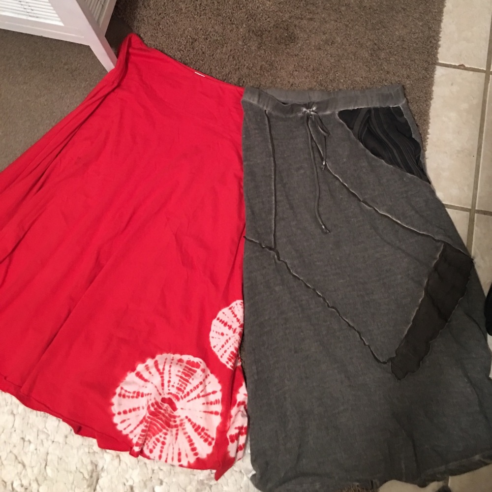 Flowy long skirts that come to mid calf- bundle