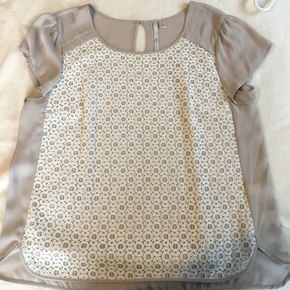 LC Lauren Conrad lace blouse