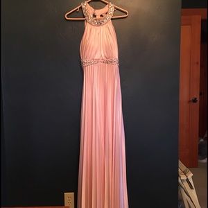 Beautiful pink prom dress