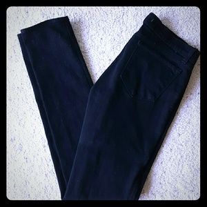 Jbrand black pencil leg jeans