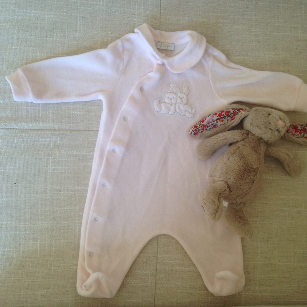 IL GUFO OSCAR DE LA RENTA FOOTIE PAJAMA NEW BORN