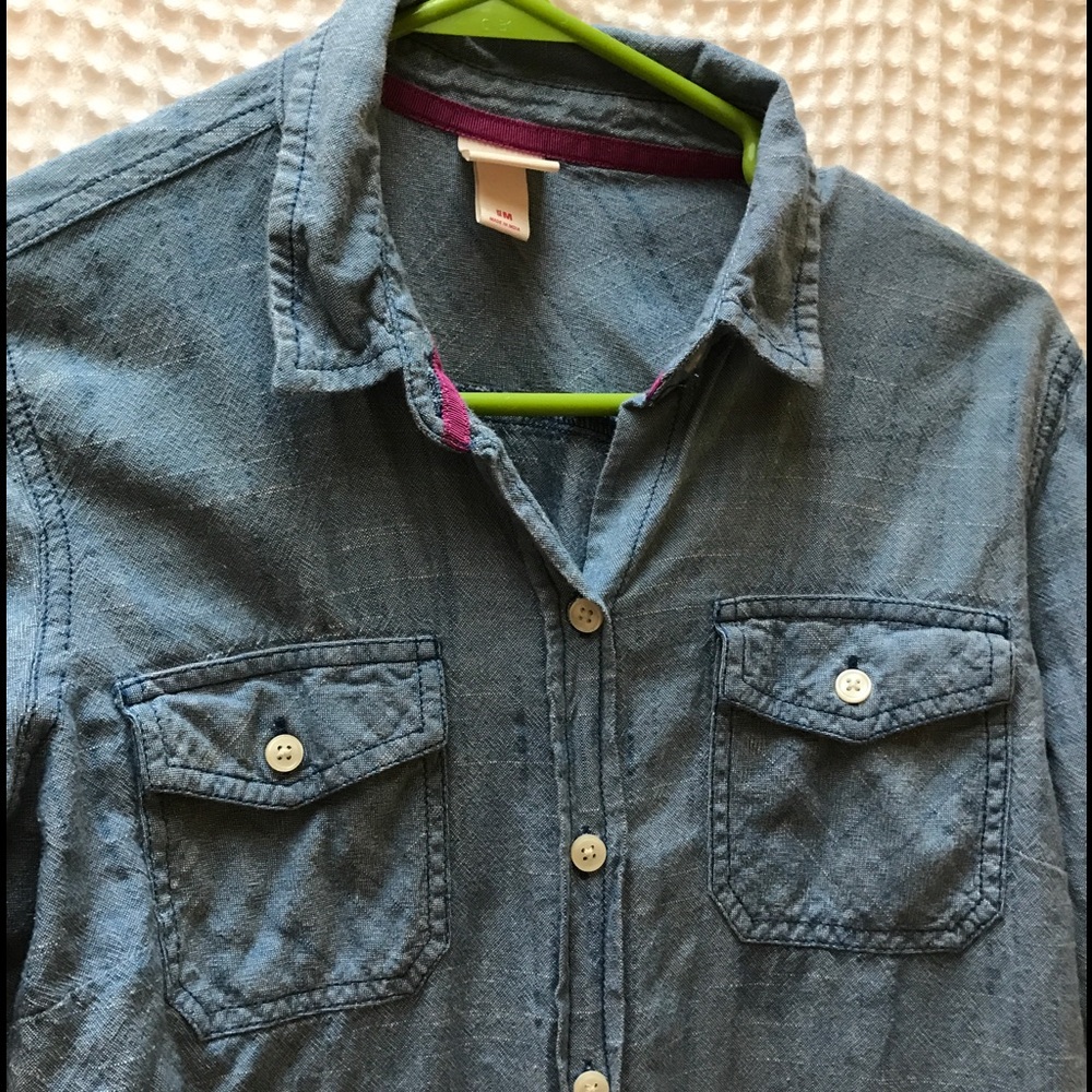 Chambray top