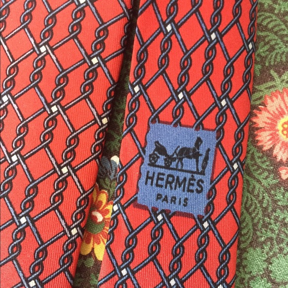 Vintage Hermes Tie - Picture 2 of 3