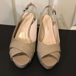 Very good condition- Franco Sarto open-toe pump