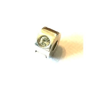 Chamilia Swarovski clear crystal lock clip