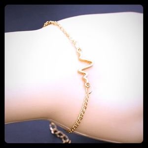 EKG gold bracelet Just In!