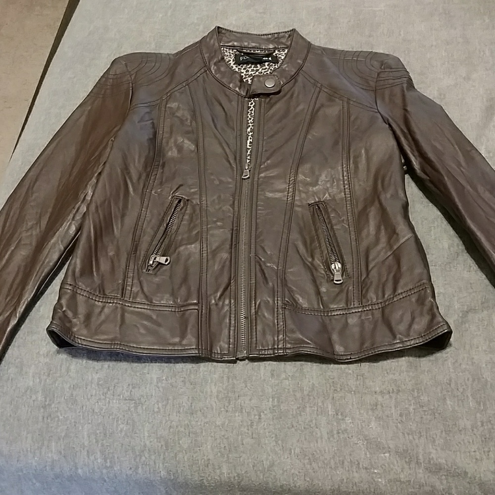 Leather jacket
