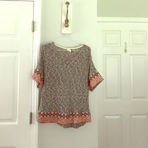 Knit blouse by Akemi + Kin from Anthropolgie