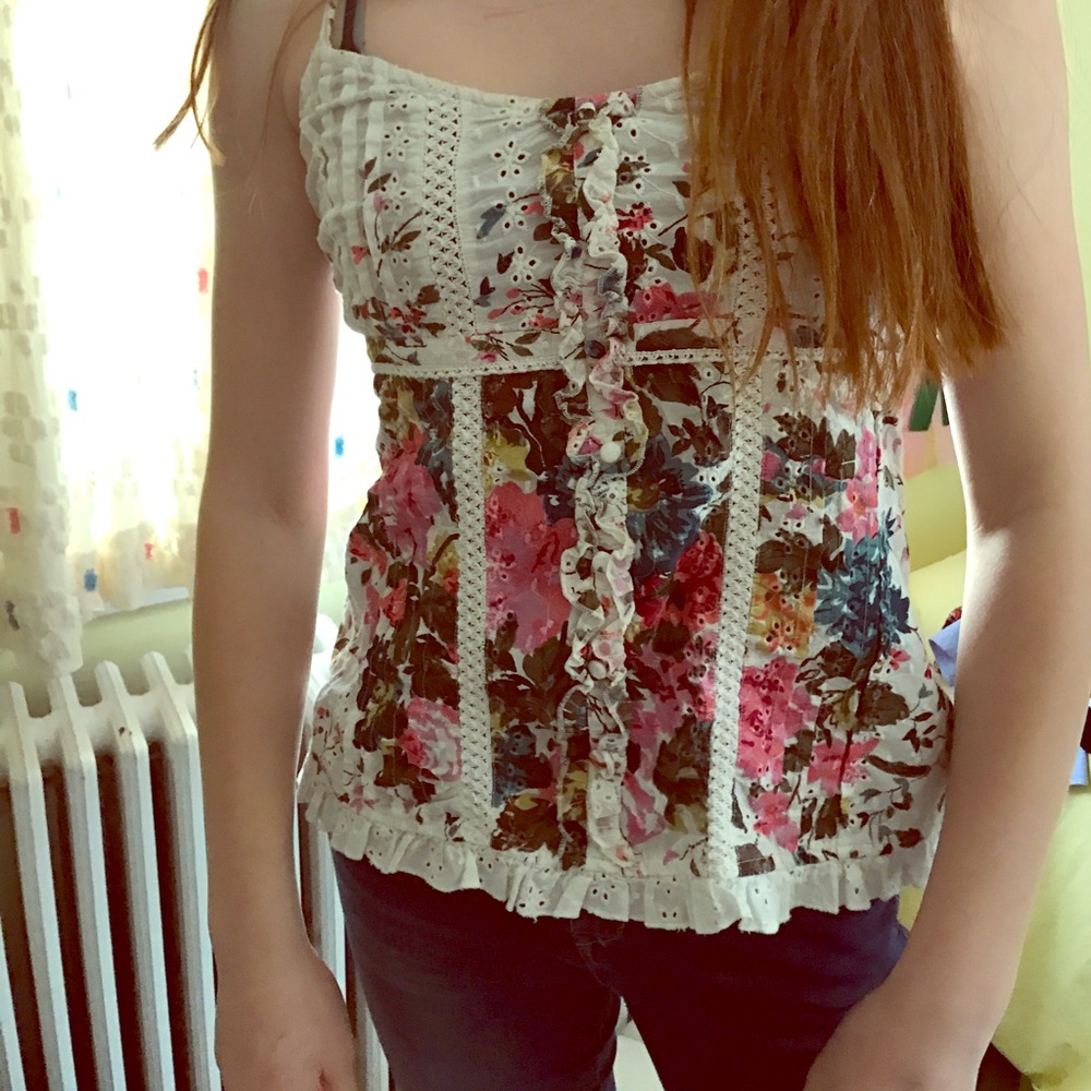 Per una floral top