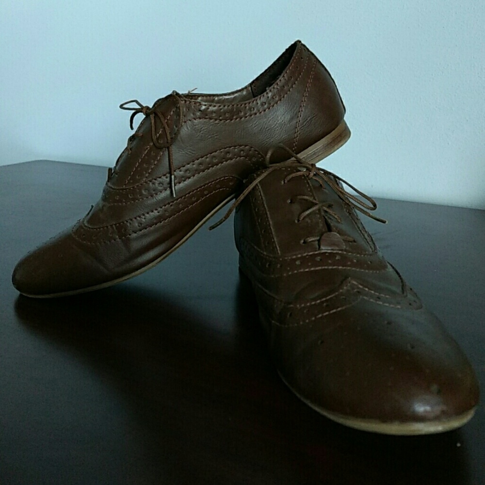 Brown Oxford Loafers