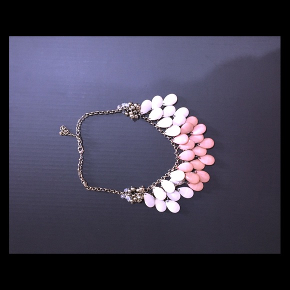 Pink ombré statement necklace - Picture 1 of 1