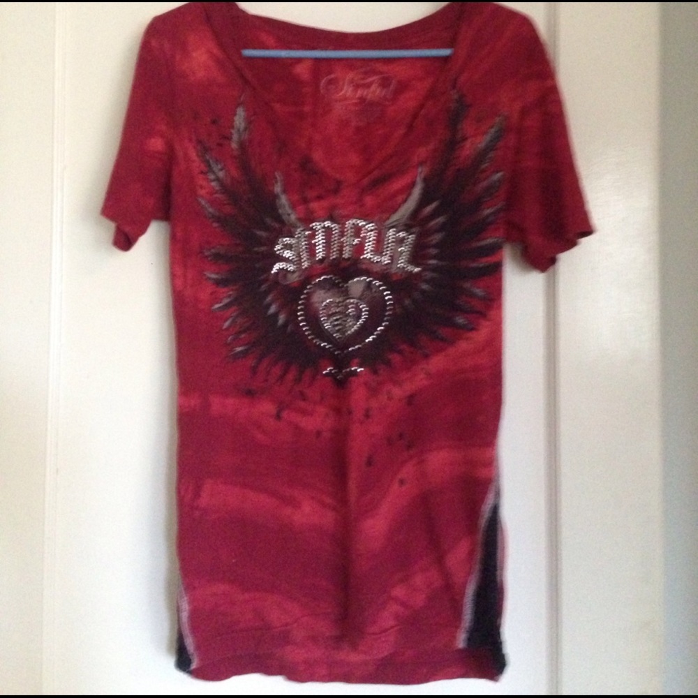Sinful rhinestone T