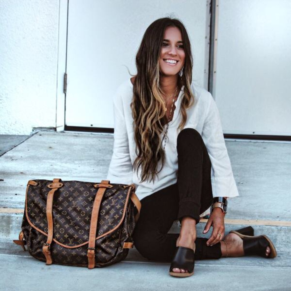 Vintage Louis Vuitton Saumur 43 Bag