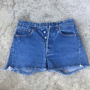 Vintage Levi denim shorts