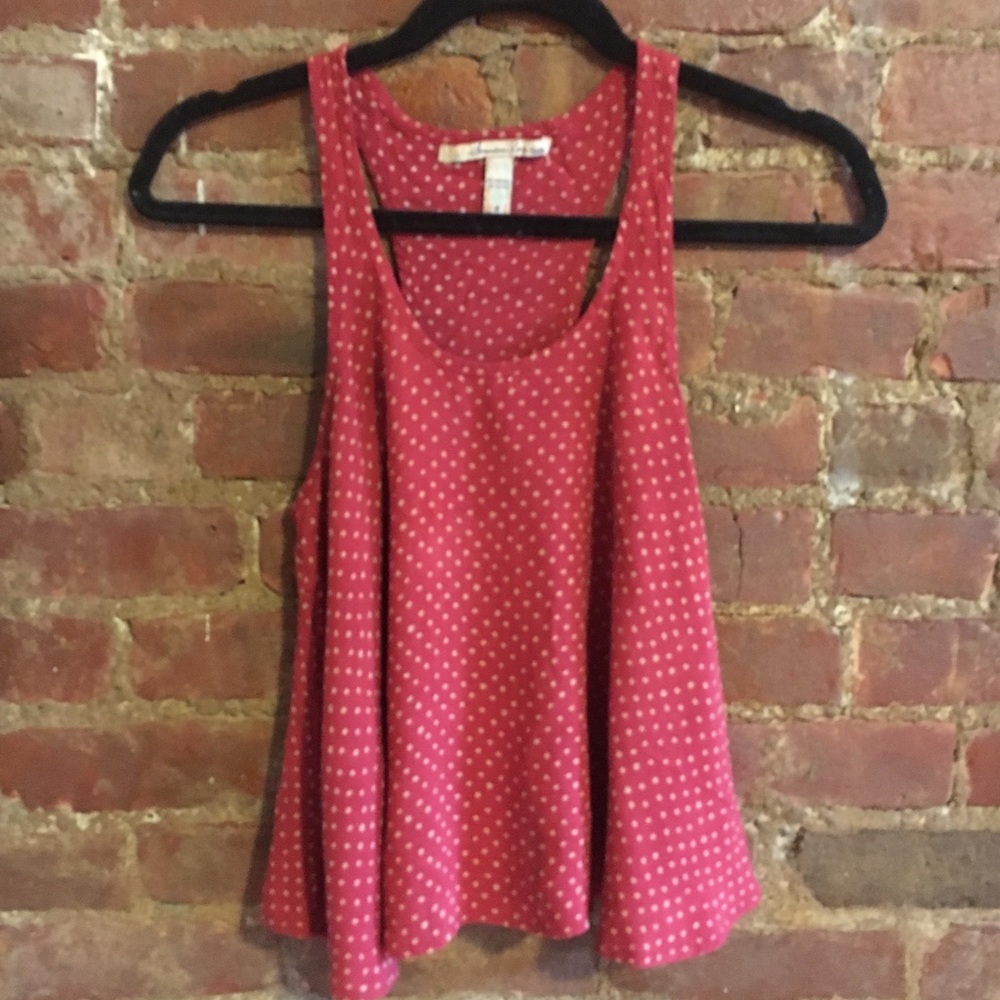 American Rag - Red Polka Dot Tank
