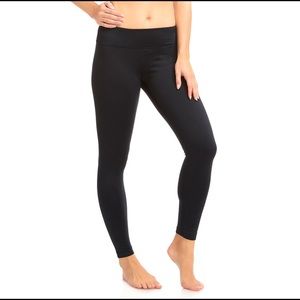 Bally Total Fitness Tek Fleece Running Leggings