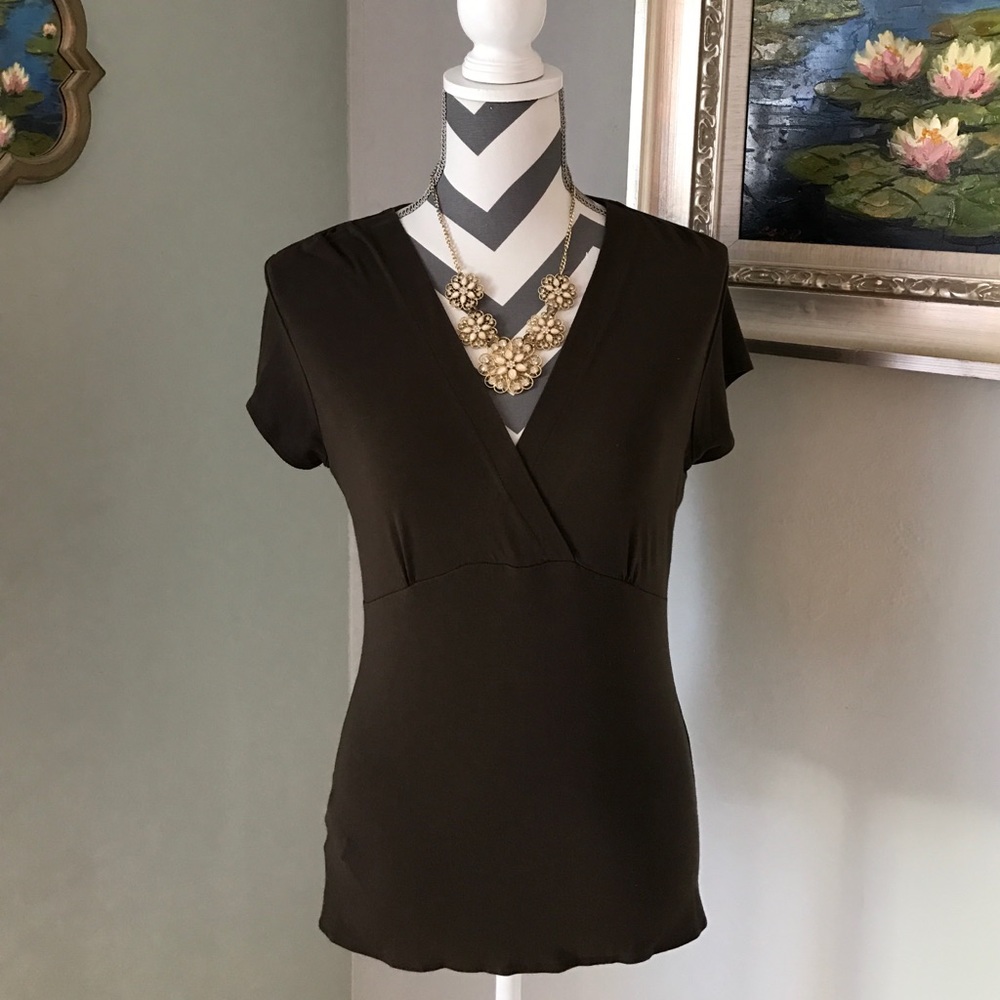 Ann TAYLOR stretch knit Top