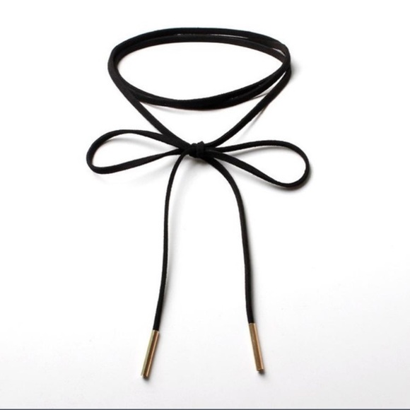 5 PEICE BLACK CHOKER WOMANS NECK CANDY BUNDLE>NWT - Picture 2 of 5