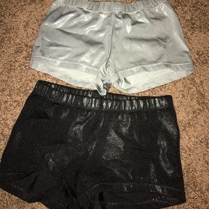 Sparkles gymnastics shorts!!