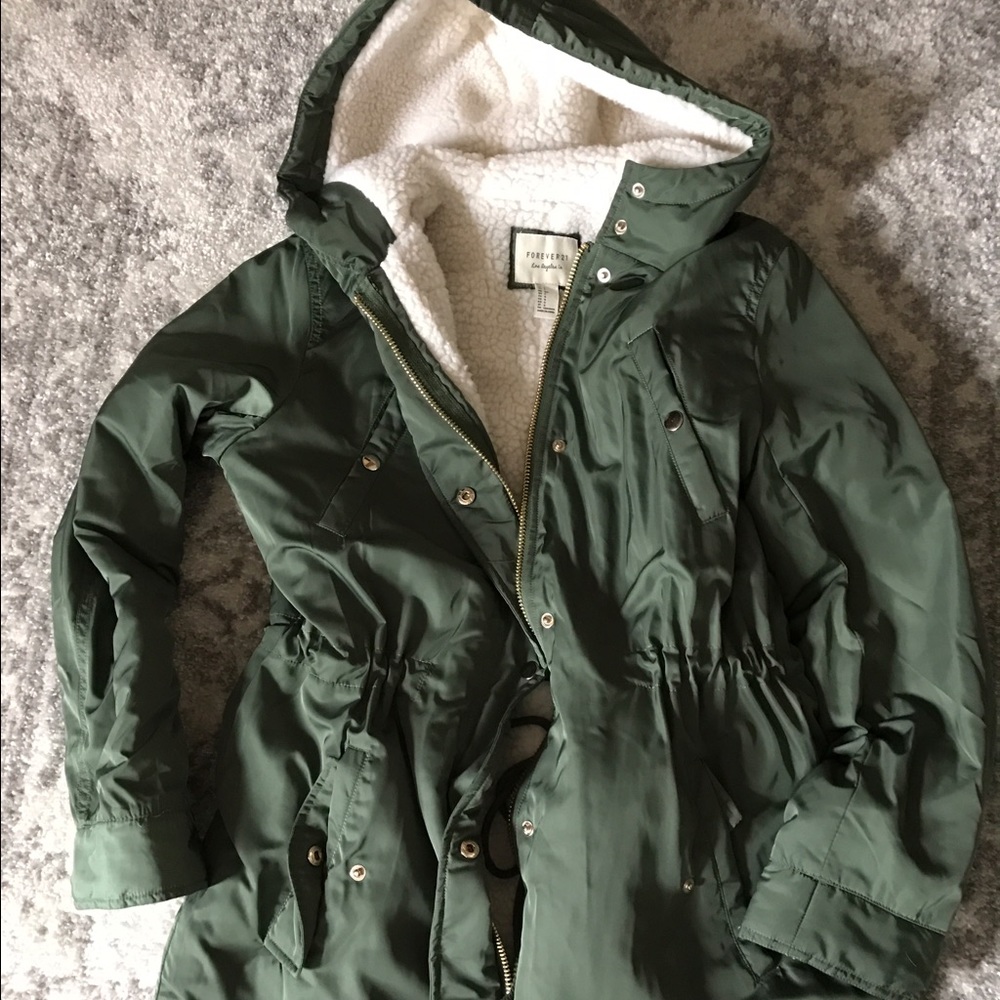Green cargo/utility jacket