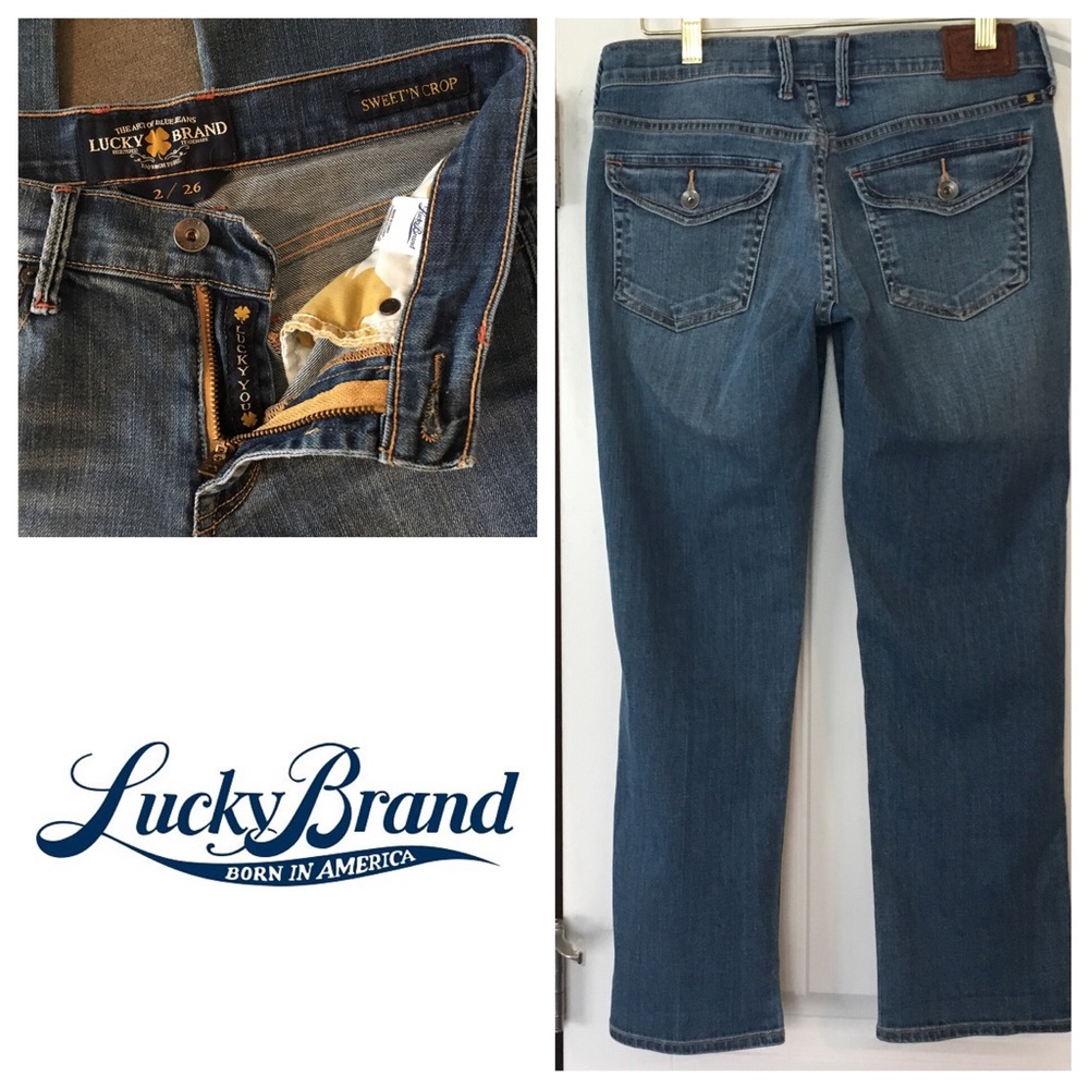 Sweet N' Cropped Lucky Brand 🍀 jeans 2/26