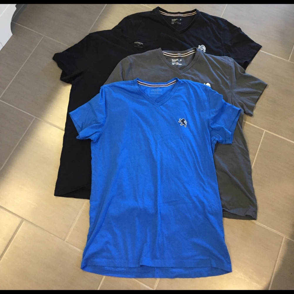 4 men's express t-shirts