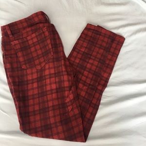Plaid Grunge Pants