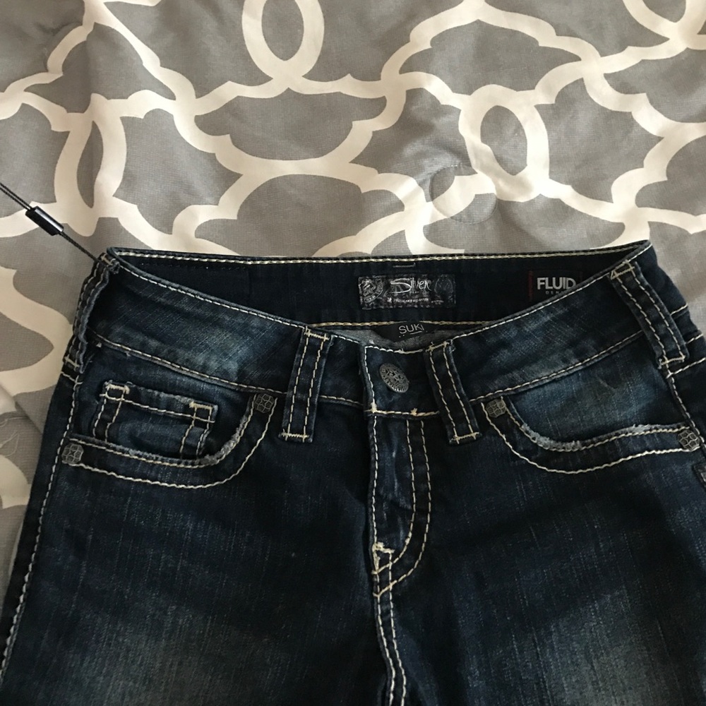 Silver Suki Jeans/ Fluid line.  NWOT