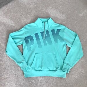 PINK Half Zip Sweatshirt