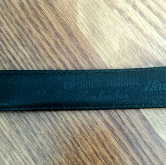 Hattie Carnegie Vintage Leather & Gold Belt main image 5