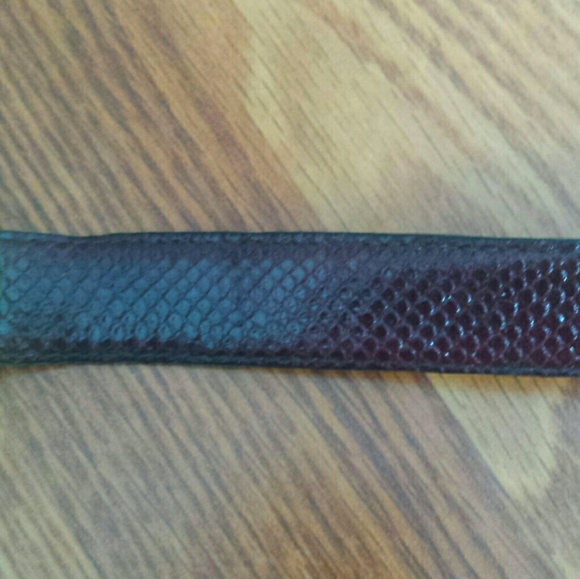 Hattie Carnegie Vintage Leather & Gold Belt