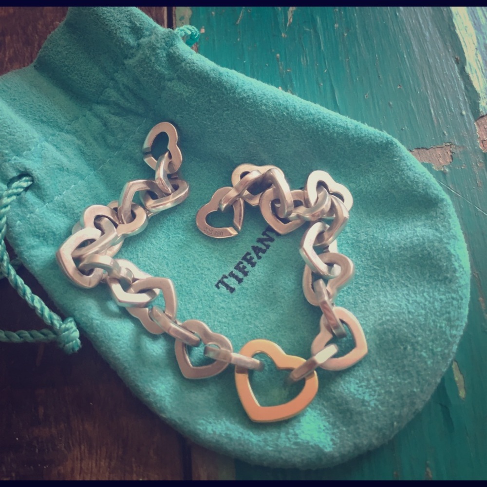 Tiffany Heart Link Bracelet