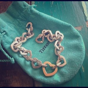 Tiffany Heart Link Bracelet
