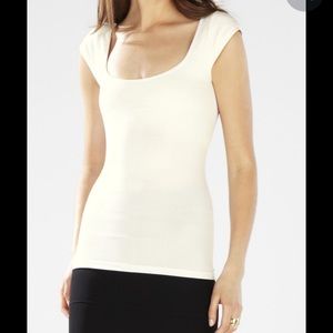 Bcbg penny cap sleeve tee