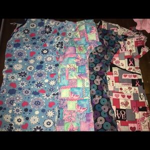 Scrub tops