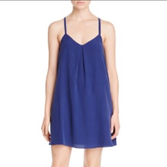 ✨HPx3!✨ NWT Joie Blue Silk Slip Dress - Picture 2 of 4
